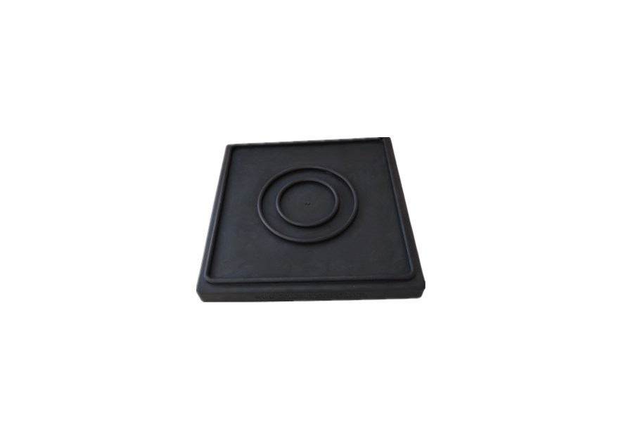 Custom Black Rectangular Anti-vibration Rubber Pad