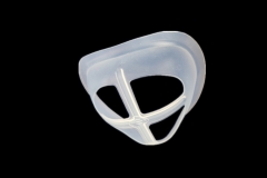 soporte de máscara transparente estándar a prueba de polvo almacenamiento de máscara