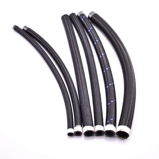 SAE J1532 oil cooler hose pipe replacement  black Nylon Cover braided Automotive transmission oil cooler hose