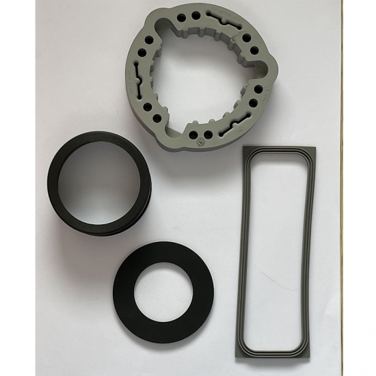 OEM rubber gasket grey epdm rubber seal gasket Flat rubber gasket